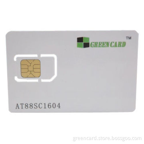 Contact IC Card with 1KB Read/Write Memory Status, Made of PVC